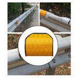 Maxbell Reflective Highway Trail Marker for Driveway Sturdy Stylish Roadside Warning yellow