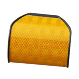 Maxbell Reflective Highway Trail Marker for Driveway Sturdy Stylish Roadside Warning yellow