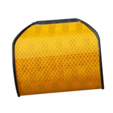 Maxbell Reflective Highway Trail Marker for Driveway Sturdy Stylish Roadside Warning yellow