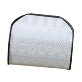 Maxbell Reflective Highway Trail Marker for Driveway Sturdy Stylish Roadside Warning white