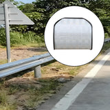 Maxbell Reflective Highway Trail Marker for Driveway Sturdy Stylish Roadside Warning white
