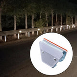 Maxbell Guardrail Reflective Marker Pavement Sign for Sidewalks Construction Traffic Yellow White