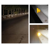 Maxbell Guardrail Reflective Marker Pavement Sign for Sidewalks Construction Traffic Yellow White