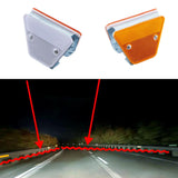 Maxbell Guardrail Reflective Marker Pavement Sign for Sidewalks Construction Traffic Yellow White