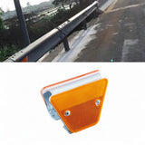 Maxbell Guardrail Reflective Marker Pavement Sign for Sidewalks Construction Traffic Yellow