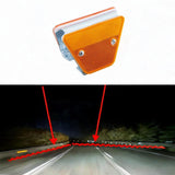 Maxbell Guardrail Reflective Marker Pavement Sign for Sidewalks Construction Traffic Yellow