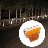 Maxbell Guardrail Reflective Marker Pavement Sign for Sidewalks Construction Traffic Yellow