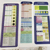 Maxbell Nurse Clipboard Notepad Professional Versatile Pocket Size Folding Clipboard With Stickers