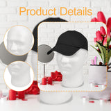 Maxbell Foam Mannequin Head Hat Wig Display Stand Home Cabinet Malls Male Head Model