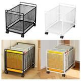 Maxbell Rolling Cart with Wheels School Bag Kitchen Mobile Storage Trolley on Wheels White