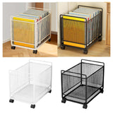 Maxbell Rolling Cart with Wheels School Bag Kitchen Mobile Storage Trolley on Wheels White