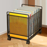 Maxbell Rolling Cart with Wheels School Bag Kitchen Mobile Storage Trolley on Wheels Black