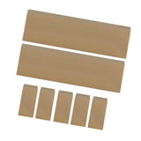 Maxbell 100x Paper Envelopes Brown Kraft Coin Envelope for Mailing Coins Cash Office 80x120mm