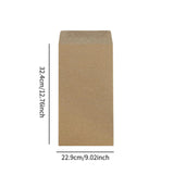 Maxbell 100x Paper Envelopes Brown Kraft Coin Envelope for Mailing Coins Cash Office 324x229mm