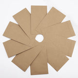 Maxbell 100x Paper Envelopes Brown Kraft Coin Envelope for Mailing Coins Cash Office 324x229mm