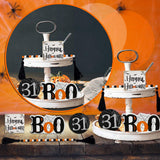 Maxbell Halloween Tiered Tray Decor Spooky Bead Garland