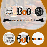 Maxbell Halloween Tiered Tray Decor Spooky Bead Garland
