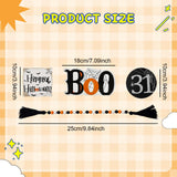 Maxbell Halloween Tiered Tray Decor Spooky Bead Garland
