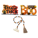 Maxbell Halloween Tiered Tray Decor Spooky Bead Garland
