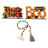 Maxbell Halloween Tiered Tray Decor Spooky Bead Garland