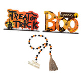 Maxbell Halloween Tiered Tray Decor Spooky Bead Garland