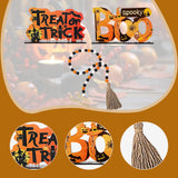 Maxbell Halloween Tiered Tray Decor Spooky Bead Garland