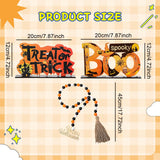 Maxbell Halloween Tiered Tray Decor Spooky Bead Garland