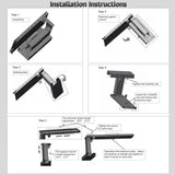 Ladder Stabilizer Base for Telescopic Ladders Sturdy Anti Slip Leveling Feet