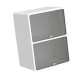 Maxbell Desktop Storage Box Lidded Multipurpose for Household files Office Organizer black 33.2x24.5x45cm