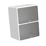 Maxbell Desktop Storage Box Lidded Multipurpose for Household files Office Organizer black 33.2x24.5x45cm