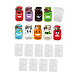 Maxbell 9 Pieces Halloween Treat Bags DIY Treat Bag Fillers for Party Supplies Gifts