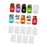 Maxbell 9 Pieces Halloween Treat Bags DIY Treat Bag Fillers for Party Supplies Gifts