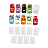 Maxbell 9 Pieces Halloween Treat Bags DIY Treat Bag Fillers for Party Supplies Gifts