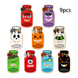 Maxbell 9 Pieces Halloween Treat Bags DIY Treat Bag Fillers for Party Supplies Gifts