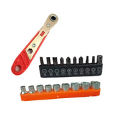 Maxbell 36 Tooth Ratchet Wrench Portable Multifunctional Curved Handle Drive Ratchet with sleeves
