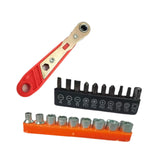 Maxbell 36 Tooth Ratchet Wrench Portable Multifunctional Curved Handle Drive Ratchet with sleeves