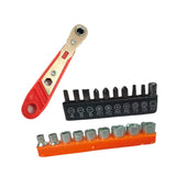 Maxbell 36 Tooth Ratchet Wrench Portable Multifunctional Curved Handle Drive Ratchet with sleeves