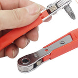 Maxbell 36 Tooth Ratchet Wrench Portable Multifunctional Curved Handle Drive Ratchet with sleeves