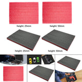 Maxbell Tool Box Foam Protective Foam Inserts for Case for Game Boxes Camera Toolbox black red 2.5cm