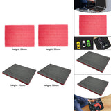 Maxbell Tool Box Foam Protective Foam Inserts for Case for Game Boxes Camera Toolbox black red 2.5cm