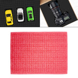 Maxbell Tool Box Foam Protective Foam Inserts for Case for Game Boxes Camera Toolbox black red 2.5cm