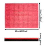 Maxbell Tool Box Foam Protective Foam Inserts for Case for Game Boxes Camera Toolbox black red 2.5cm