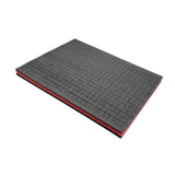 Maxbell Tool Box Foam Protective Foam Inserts for Case for Game Boxes Camera Toolbox blackred black 2.5CM