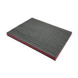 Maxbell Tool Box Foam Protective Foam Inserts for Case for Game Boxes Camera Toolbox blackred black 2.5CM