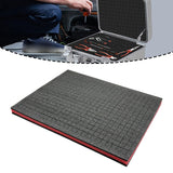 Maxbell Tool Box Foam Protective Foam Inserts for Case for Game Boxes Camera Toolbox blackred black 2.5CM