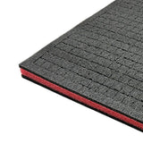 Maxbell Tool Box Foam Protective Foam Inserts for Case for Game Boxes Camera Toolbox blackred black 2.5CM