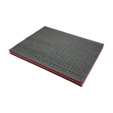 Maxbell Tool Box Foam Protective Foam Inserts for Case for Game Boxes Camera Toolbox black red black 5CM