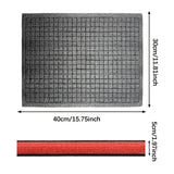Maxbell Tool Box Foam Protective Foam Inserts for Case for Game Boxes Camera Toolbox black red black 5CM