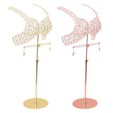 Maxbell Mannequin Underwear Bra Display Stand Sturdy Iron for Exhibition Mall Retail Gold