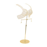 Maxbell Mannequin Underwear Bra Display Stand Sturdy Iron for Exhibition Mall Retail Gold
